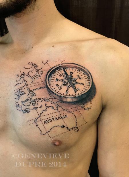 Tattoos - Compass - 126812